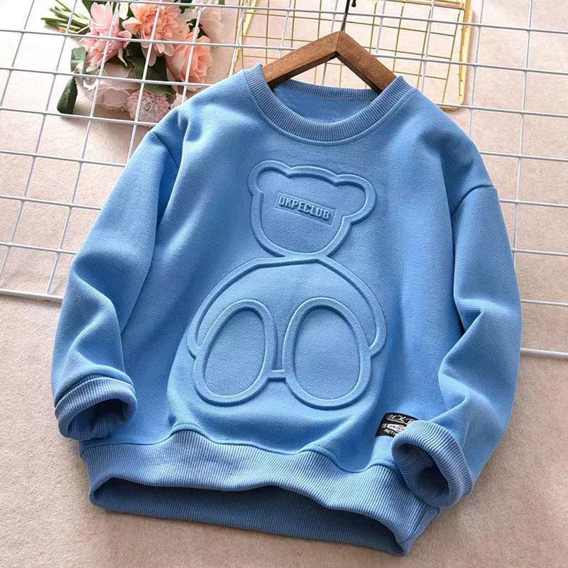 Children's Long Sleeve Cartoon T-Shirt | Standard & Plush Lined