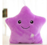 Glow-in-the-Dark Star Plush Pillow | LED Light Up | Gift