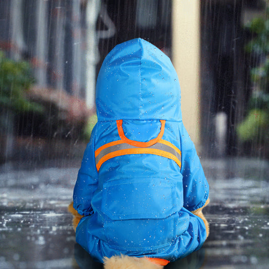 Pet Reflective Raincoat | Dogs & Cats | 4 Colours & 5 Sizes