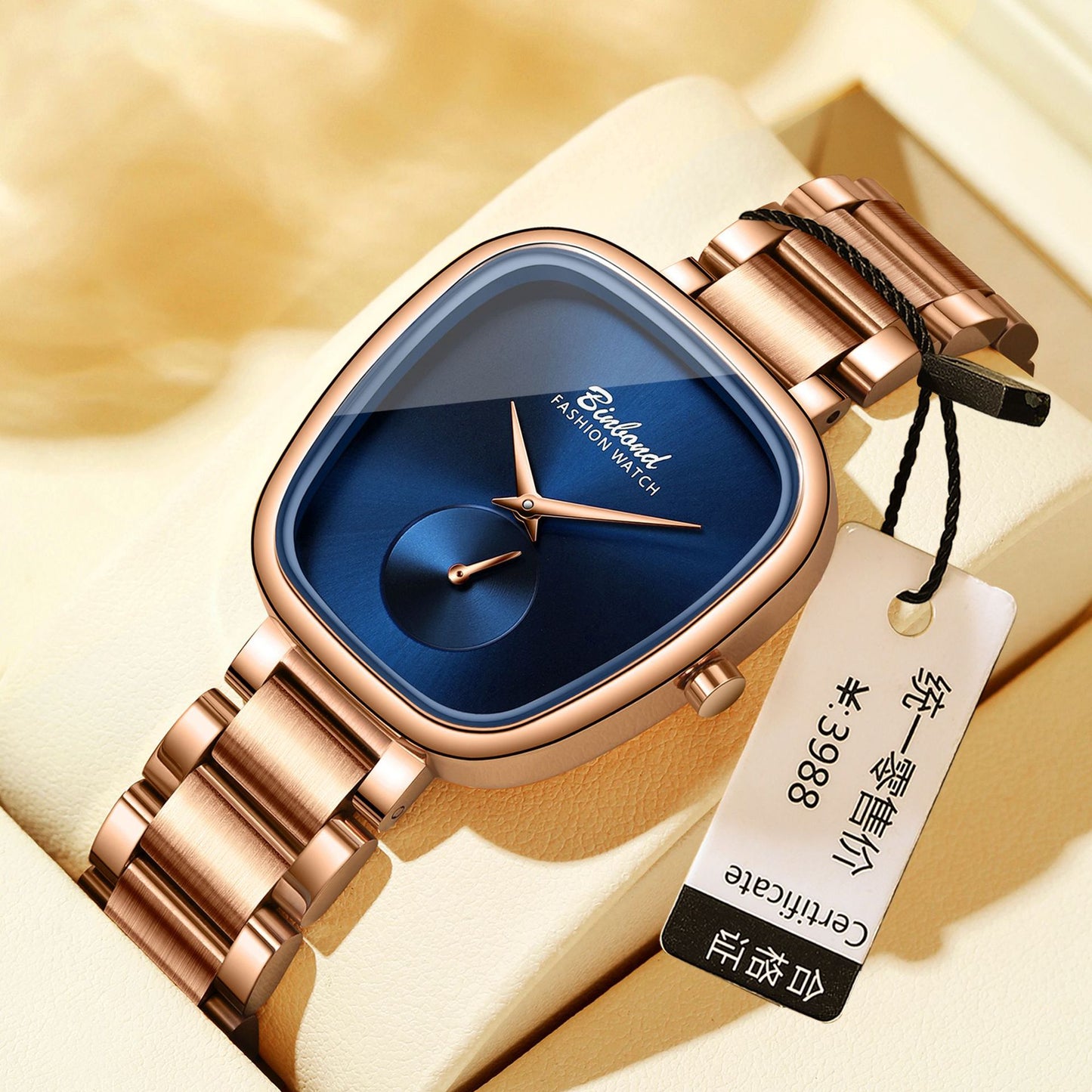 Women's Stainless Steel Quartz Watch | Water Resistant | 34mm