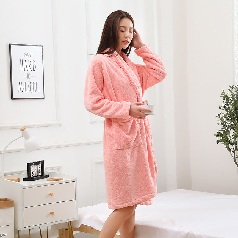 Oversized Coral Fleece Bath Towel | Thick & Quick-Dry | 6 Colours