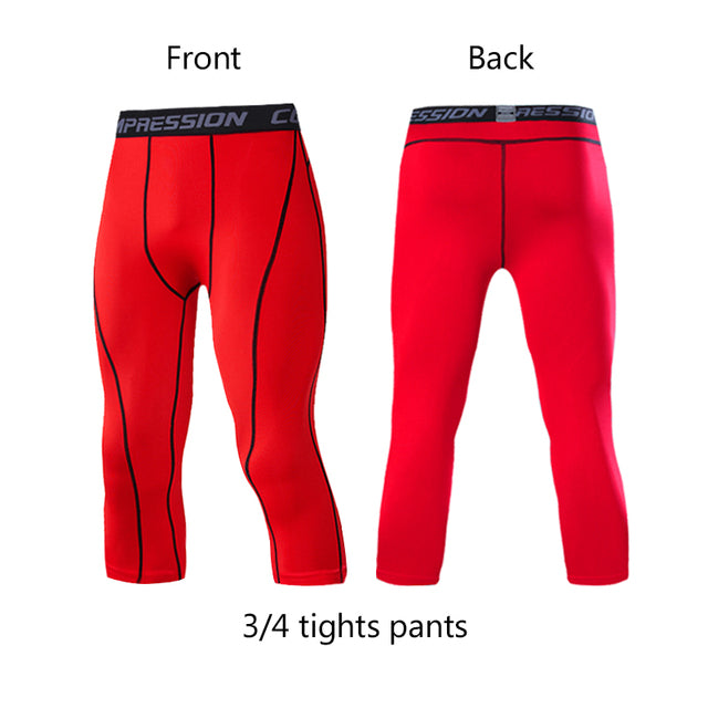 Men's Compression Pants – Sports Leggings, Multiple Colours, S–3XL