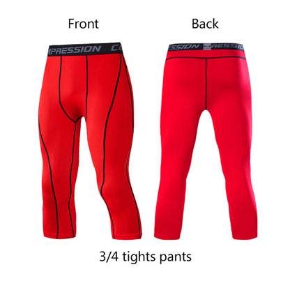 Men's Compression Pants – Sports Leggings, Multiple Colours, S–3XL