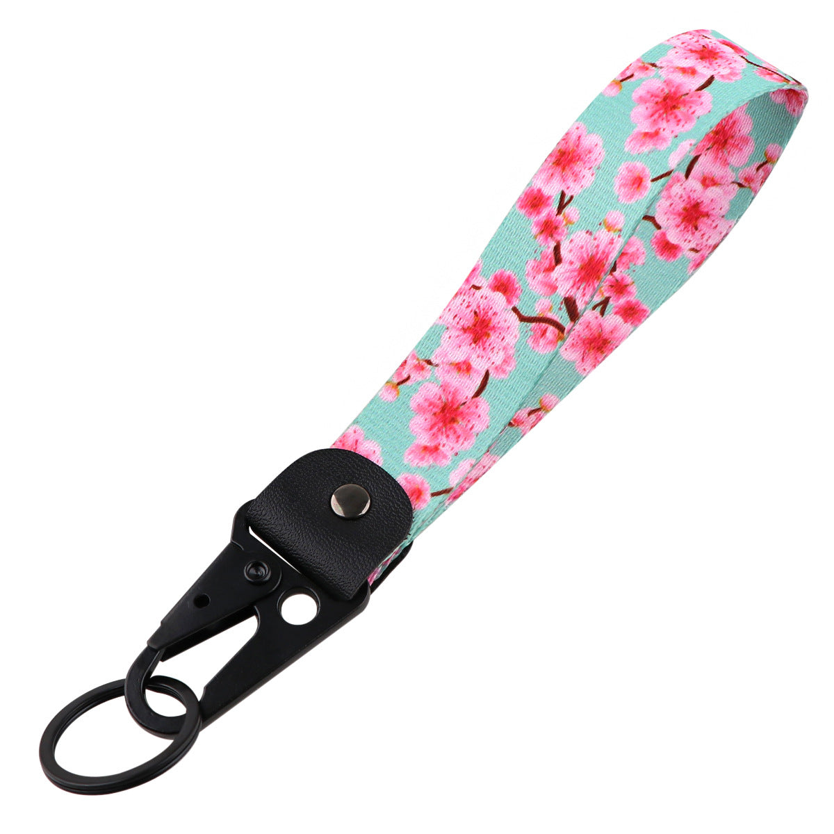 Cherry Blossom Leather & Metal Keychain | 15 Designs | JP Collections