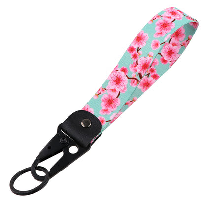 Cherry Blossom Leather & Metal Keychain | 15 Designs | JP Collections