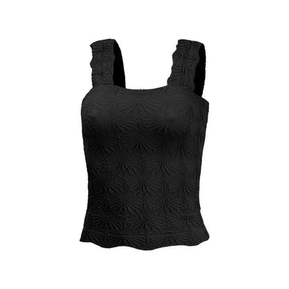 Women's Pleated Square-Neck Camisole Top