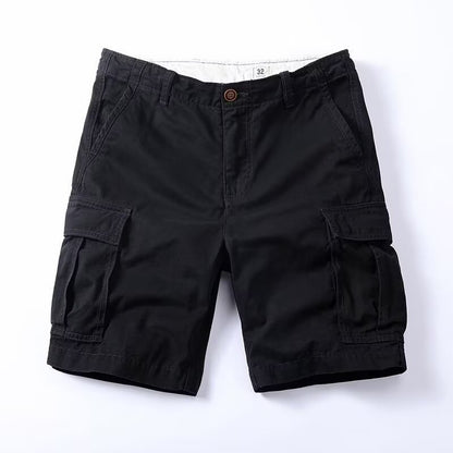 Men's Combed Cotton Cargo Shorts | Relaxed Fit Multi-Pocket S-4XL