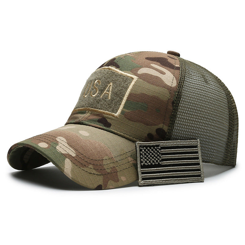 Tactical Camouflage Baseball Cap - Embroidered Cotton Unisex