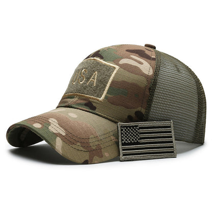 Tactical Camouflage Baseball Cap - Embroidered Cotton Unisex