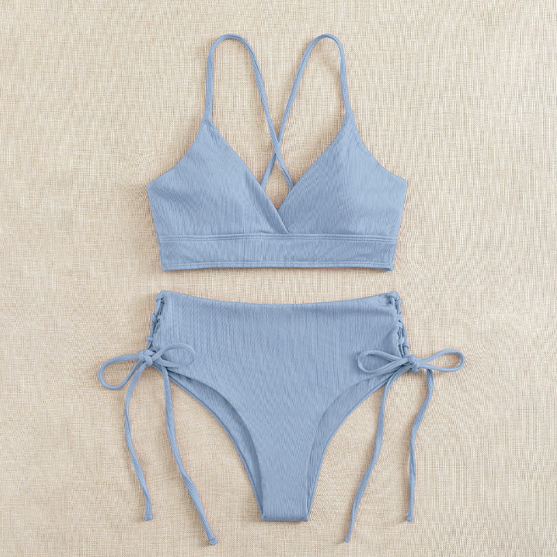 Women's Split Bikini Set – Two-Piece Swimsuit | 13 Colours