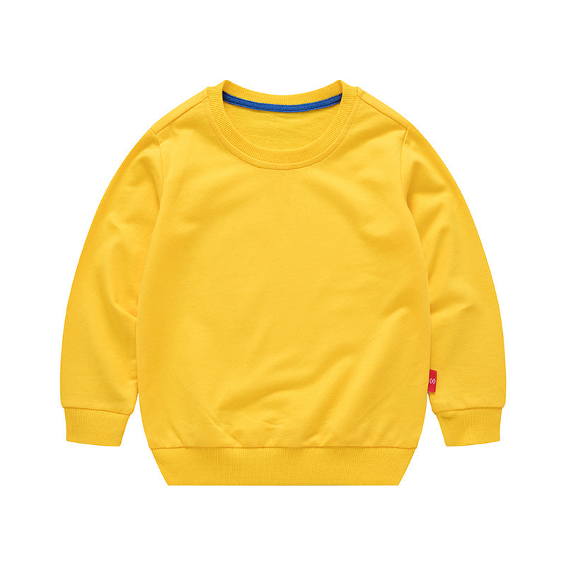 Boys' Solid Colour Round Neck Sweatshirt | 11 Colours | Kids Top