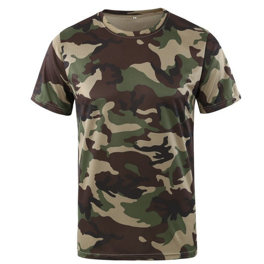 Men's Camo Print T-Shirt – Breathable Sports Top | 3 Styles | Sizes S–3XL