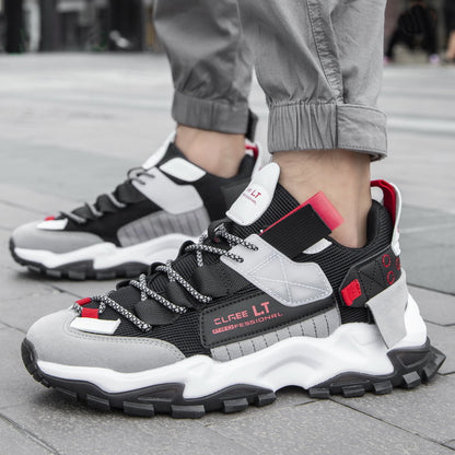 Men's Breathable Synthetic Leather Sports Casual Shoes | EU 39-46