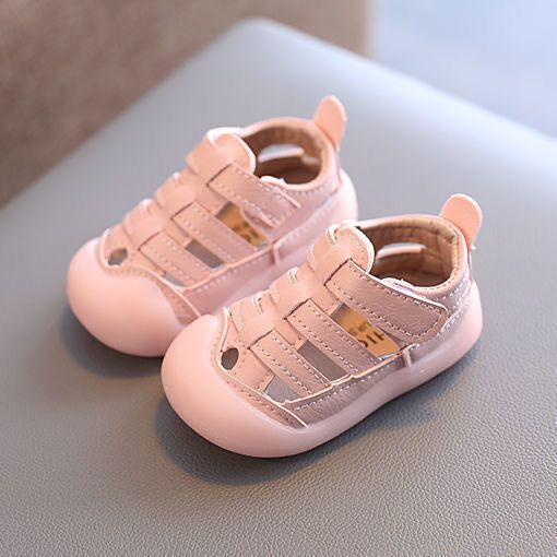 Baby & Toddler Striped Sandals – Velcro Infant Shoes