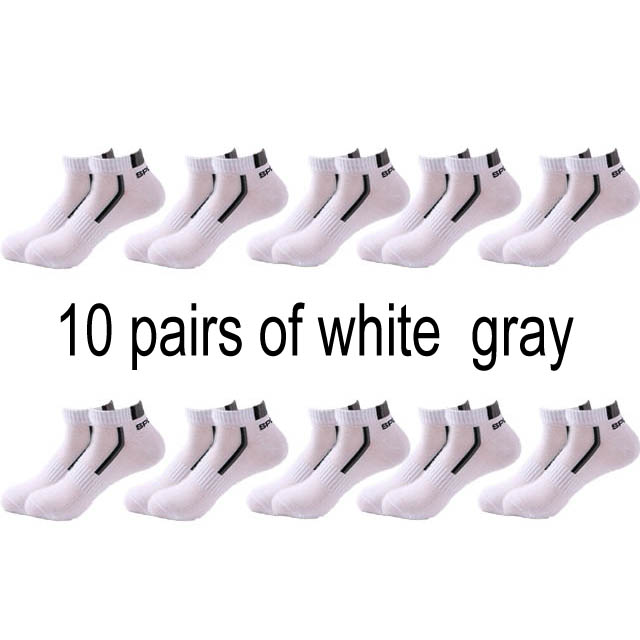 Men’s Cotton Moisture-Wicking Sports Socks – Single & 5-Pair Packs