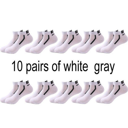 Men’s Cotton Moisture-Wicking Sports Socks – Single & 5-Pair Packs