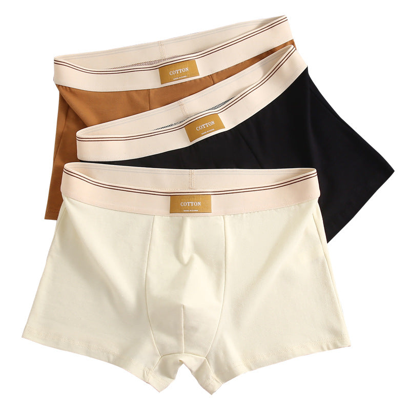 Men's Pure Cotton Mid-Rise Boxer Shorts