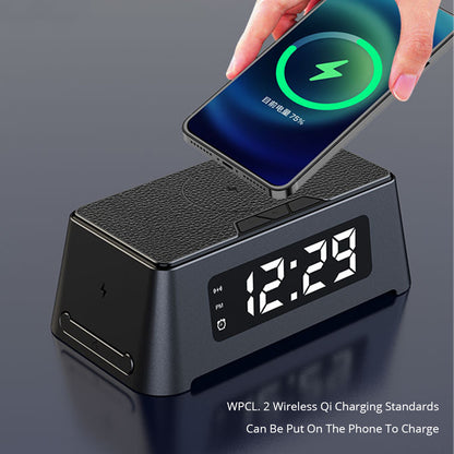 Smart Alarm Clock with Wireless Charger | Bedside Charging
