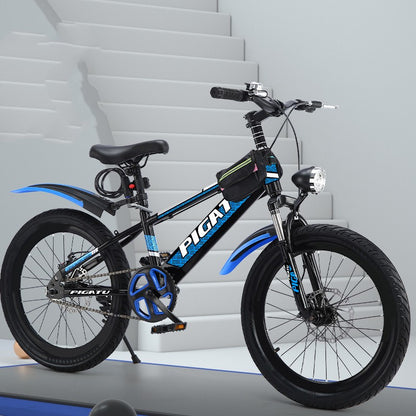 Children's Mountain Bike – Double Disc Brake Shock Absorbing 18", 20" & 22" Ages 8+