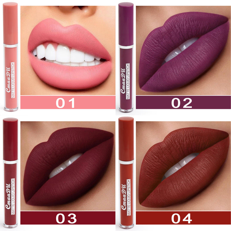 Waterproof Matte Lip Gloss Set 10 Pack | Long-Lasting Assorted Shades
