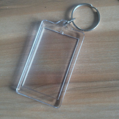 Clear Acrylic Keychain Blank | 16 Shapes | DIY Craft