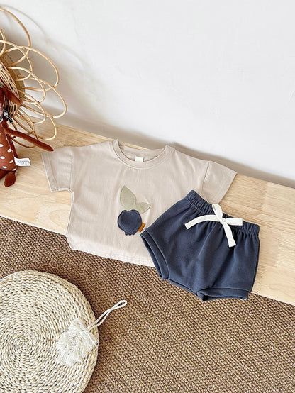 Baby & Toddler Short-Sleeve Top & Shorts Set | Cotton Summer Outfit 6M–3Y