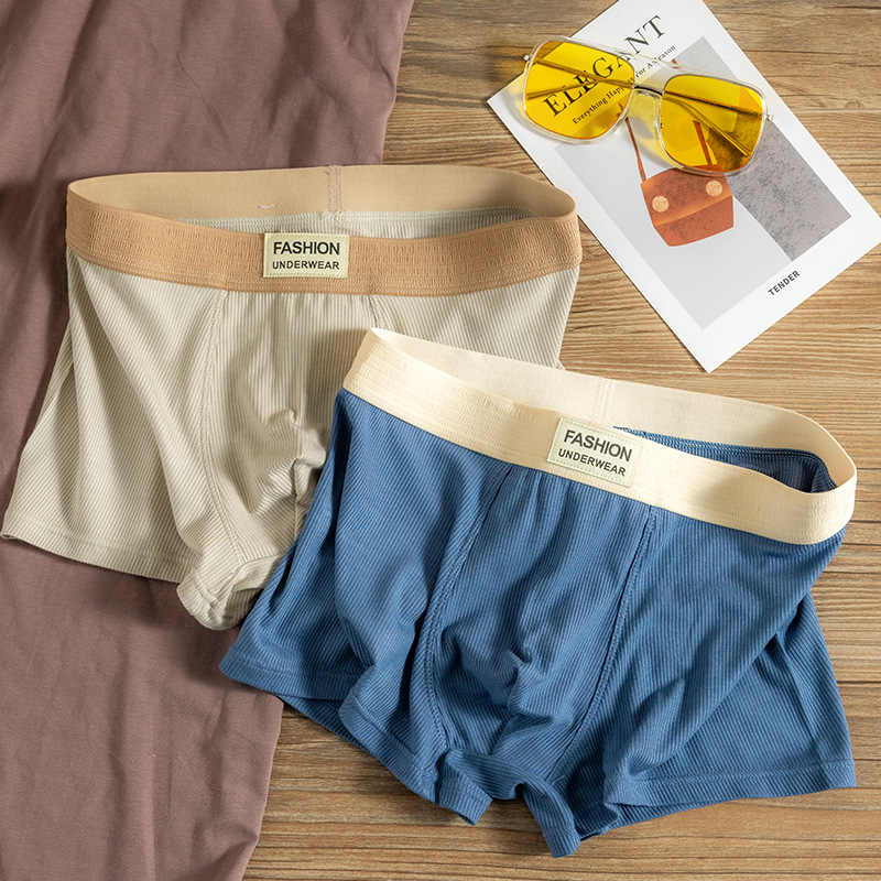 Men's Modal Boxer Briefs – Soft Mid-Waist Underwear Single 3-Pack 6-Pack