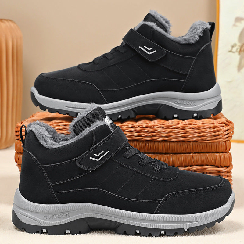 High-Top Fleece-Lined Snow Boots | Sizes 36-46