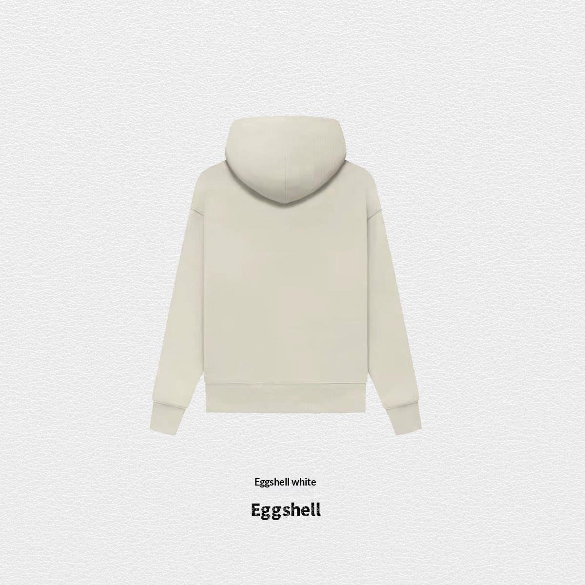 Women's Fleece-Lined Cotton Hoodie | Solid Colour Pullover Sweatshirt