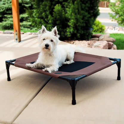 Elevated Pet Camp Bed – Oxford Cloth & Metal Frame | Moisture-Proof | Dogs & Cats | S, M & L