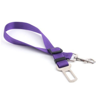 Pet Car Seat Belt Safety Lead | Adjustable Nylon Dog Travel Tether