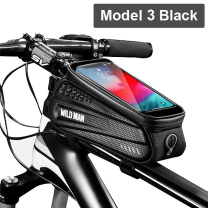 Bicycle Top Tube Bag – 1L Compact Handlebar Frame Bag Multiple Styles