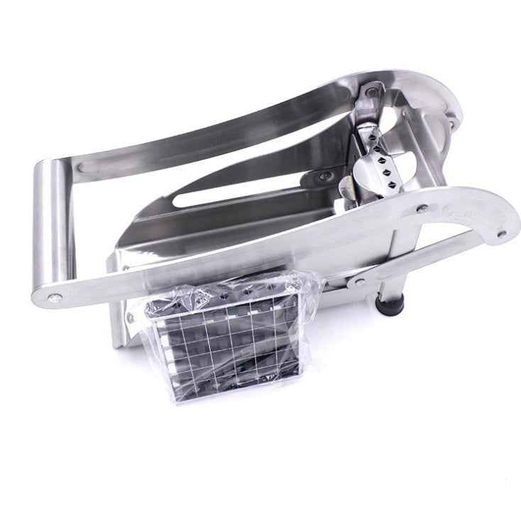 Stainless Steel Potato Cutter & French Fries Slicer – 2-Blade Chopper