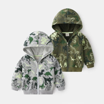 Children's Camouflage Cotton Casual Jacket | Kids Camo Top 90-130cm