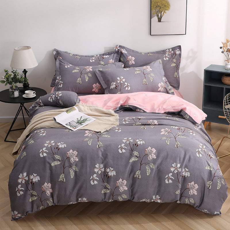 Cotton Four-Piece Bedding Set | Single to Super King & Beyond