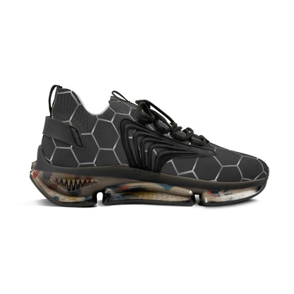 Hex-Pattern Mesh Sneakers – Lightweight Men's Athletic Shoes