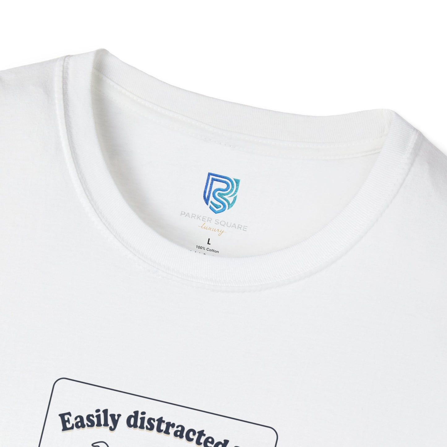 'Easily Distracted By…wait, is that a dog?' Cartoon Dog Graphic Tee