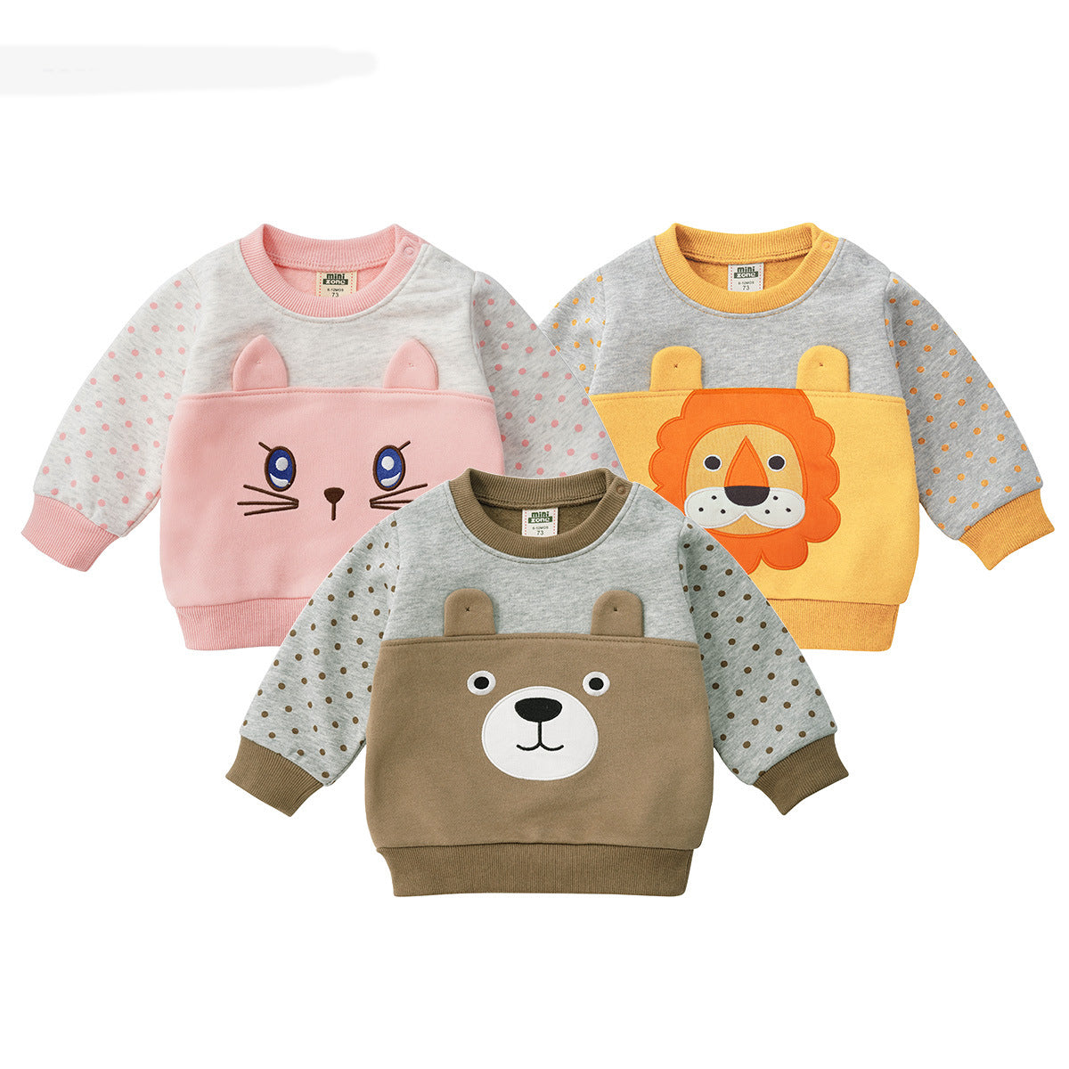 Baby Unisex Long Sleeve Winter Pullover Sweatshirt