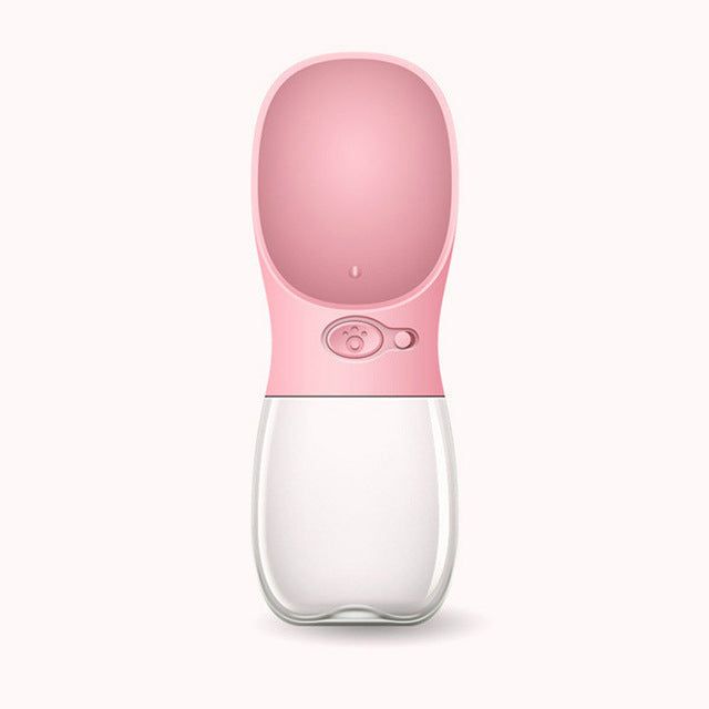 Portable Pet Water Bottle | One-Touch Dog Water Dispenser 350ml & 550ml