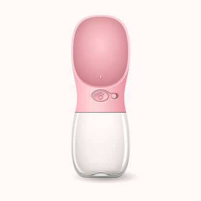 Portable Pet Water Bottle | One-Touch Dog Water Dispenser 350ml & 550ml