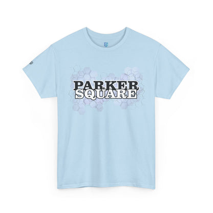 Parker Square T‑Shirt — Retro Campus Logo Tee