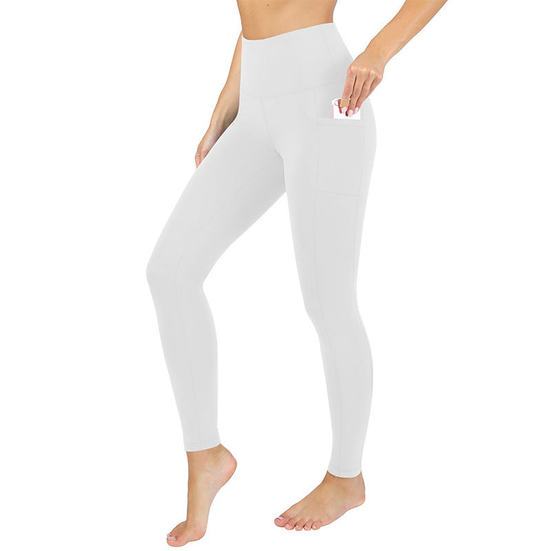 Women's High-Waist Yoga Leggings | Side Pockets | 11 Colours | S-2XL