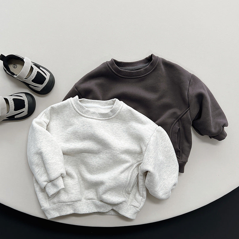 Children's Fleece Pullover Sweatshirt | Warm Kids Top