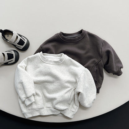 Children's Fleece Pullover Sweatshirt | Warm Kids Top