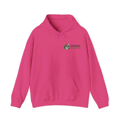 Scrap Metal Man Logo Hoodie – Industrial Style Unisex Sweatshirt