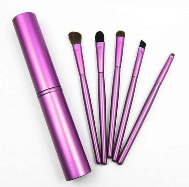 5-Piece Travel Mini Eye Makeup Brush Set