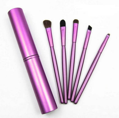 5-Piece Travel Mini Eye Makeup Brush Set