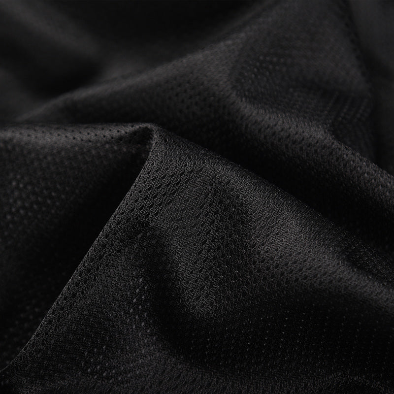 Men's Nylon Straight-Leg Boxer Shorts – Loose Mid-Rise Black & Grey