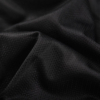 Men's Nylon Straight-Leg Boxer Shorts – Loose Mid-Rise Black & Grey