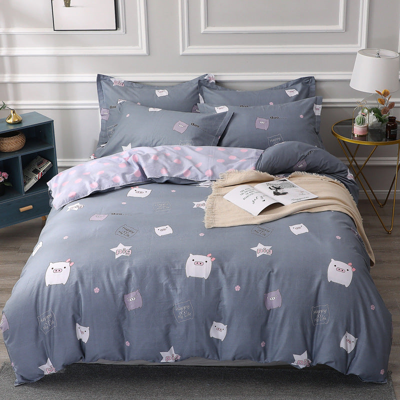 Cotton Four-Piece Bedding Set | Single to Super King & Beyond